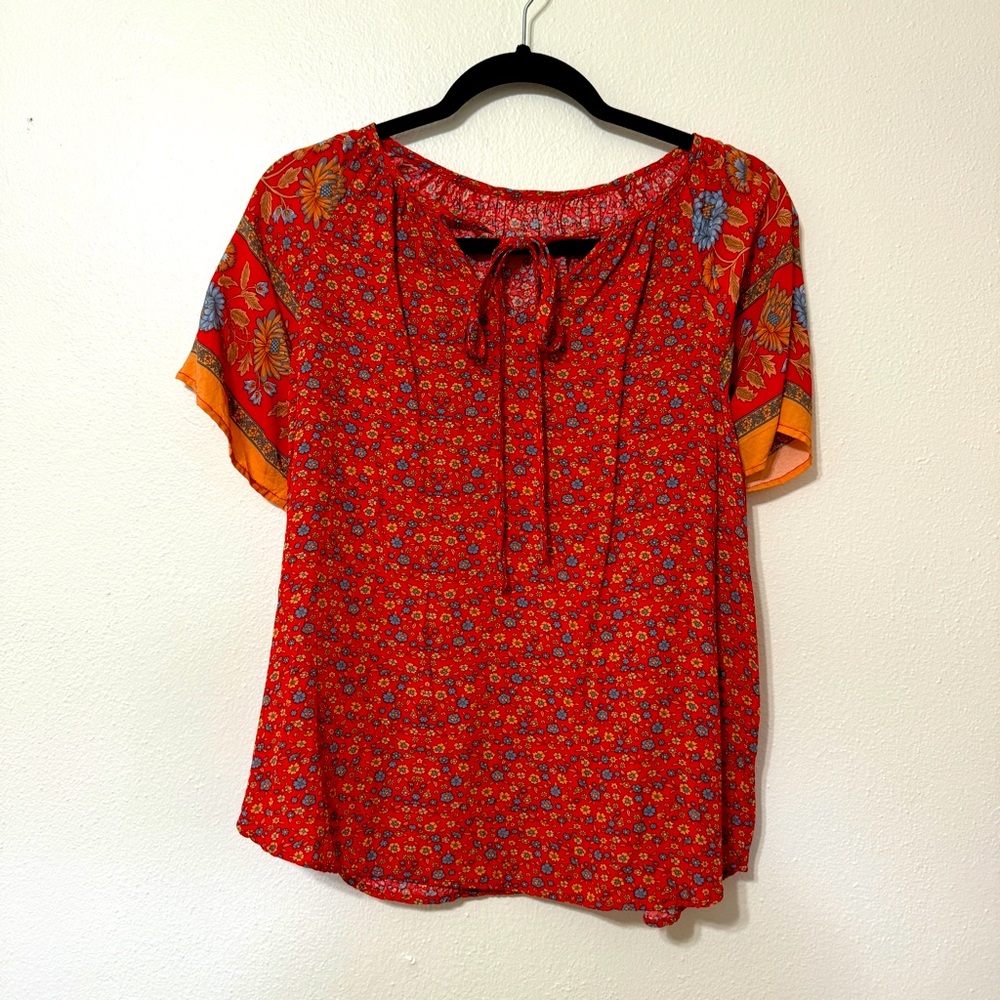 Flowy Flowery Cottagecore Top
